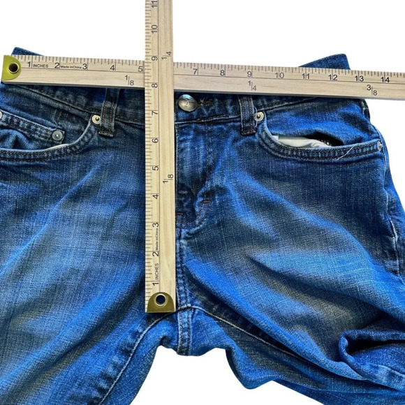 Calvin Klein Jeans Women’s 26 4 Lean Bootcut Medium Wash Blue Denim Casual - Picture 13 of 14